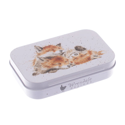 Wrendale Designs mini Keepsake Tin FOXES