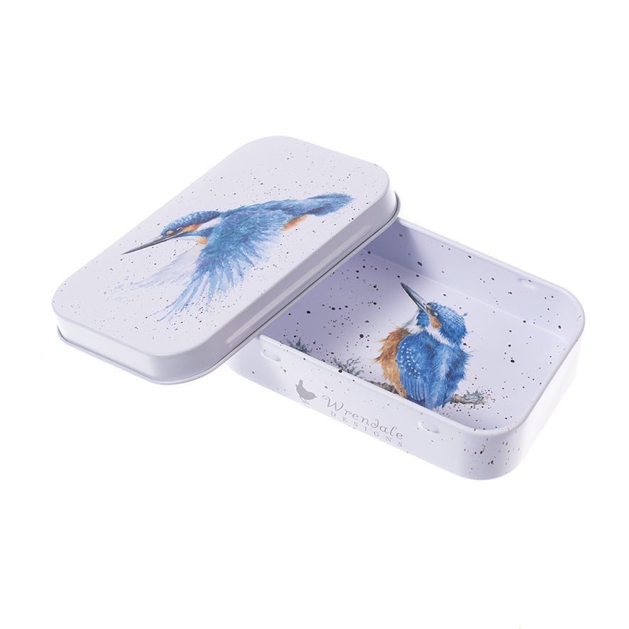 Wrendale Designs mini Keepsake Tin KINGFISHER