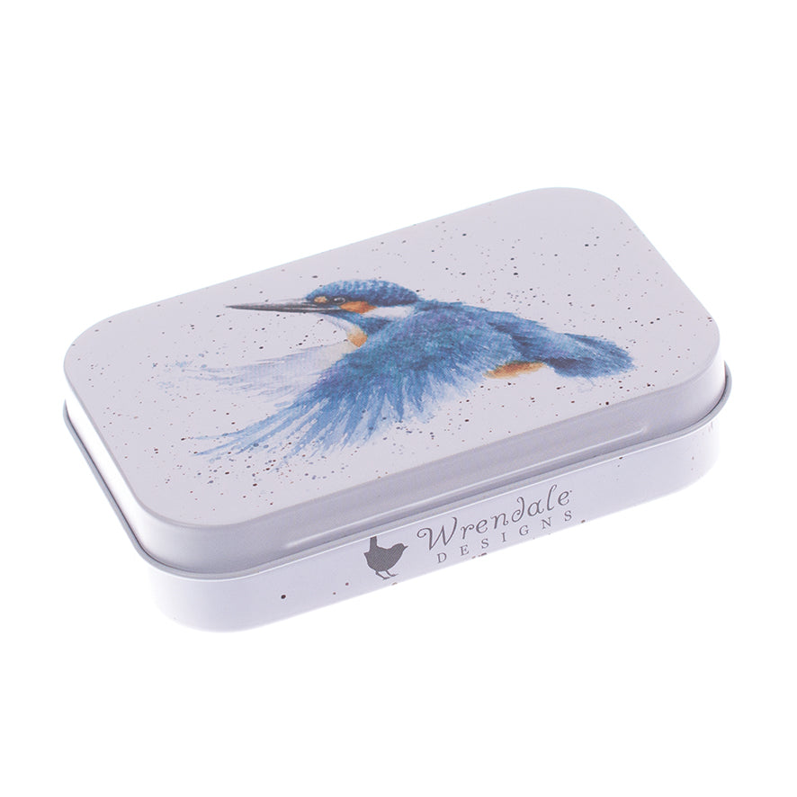 Wrendale Designs mini Keepsake Tin KINGFISHER