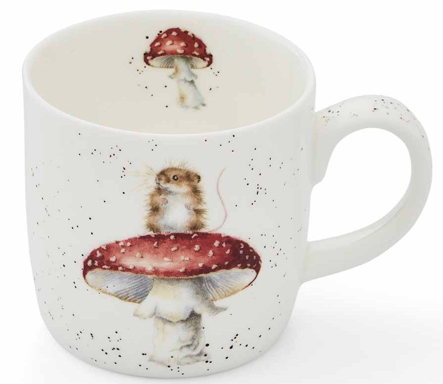 Wrendale Designs Mug MOUSE & Mushroom