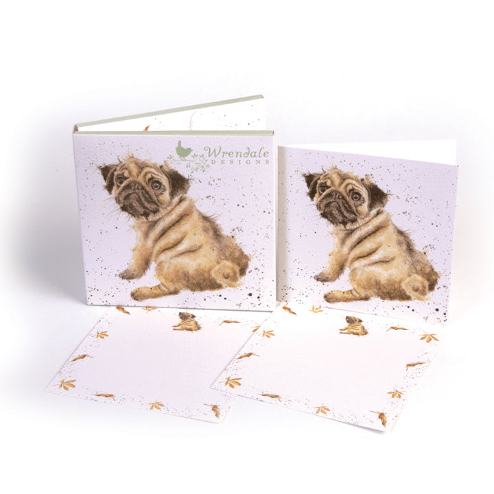 Wrendale Designs Notecard Set PUG