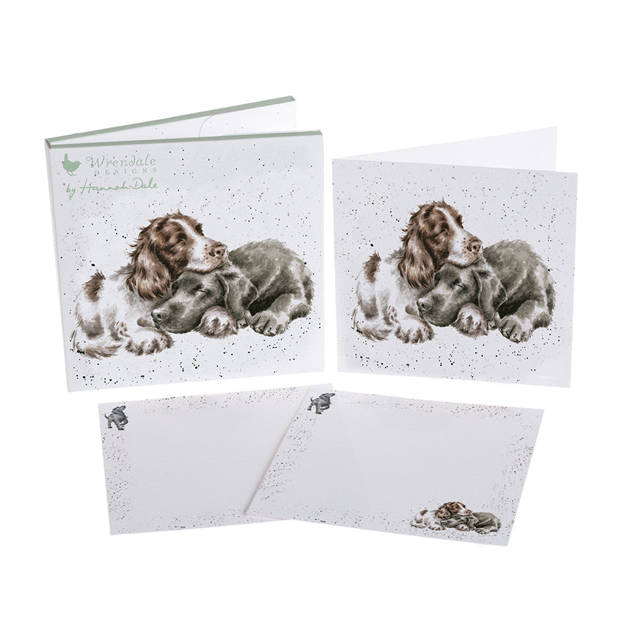 Wrendale Designs Notecard Set SPANIEL LABRADOR