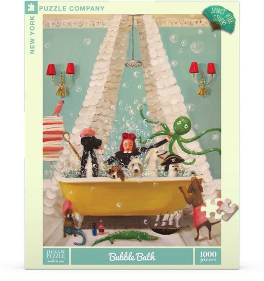 Jigsaw New York Puzzle Co Janet Hill BUBBLE BATH 500pc