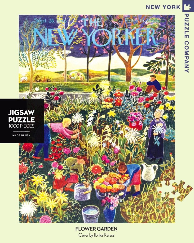 Jigsaw New York Puzzle Co FLOWER GARDEN 1000pc