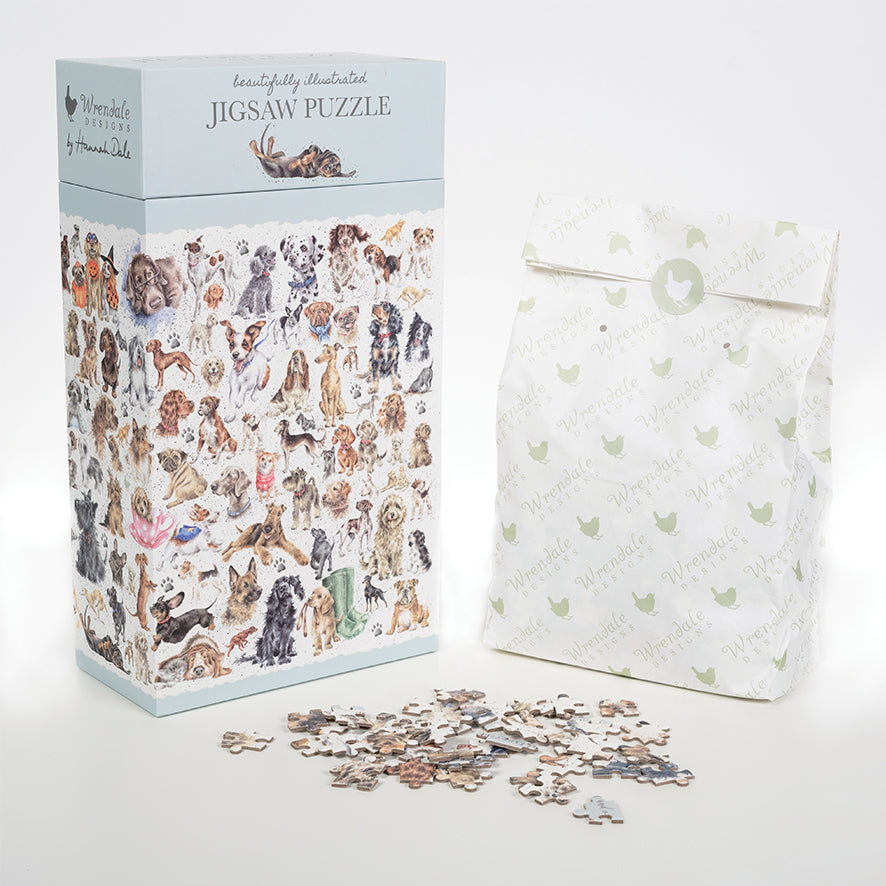 Wrendale Designs Jigsaw Puzzle 1000pc A DOG'S LIFE