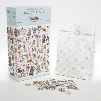 Wrendale Designs Jigsaw Puzzle 1000pc A DOG'S LIFE