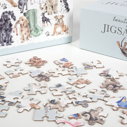 Wrendale Designs Jigsaw Puzzle 1000pc A DOG'S LIFE