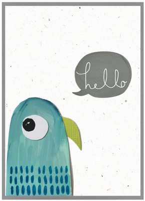 Cinnamon Aitch Quirky Birds & Critters Card BIRD