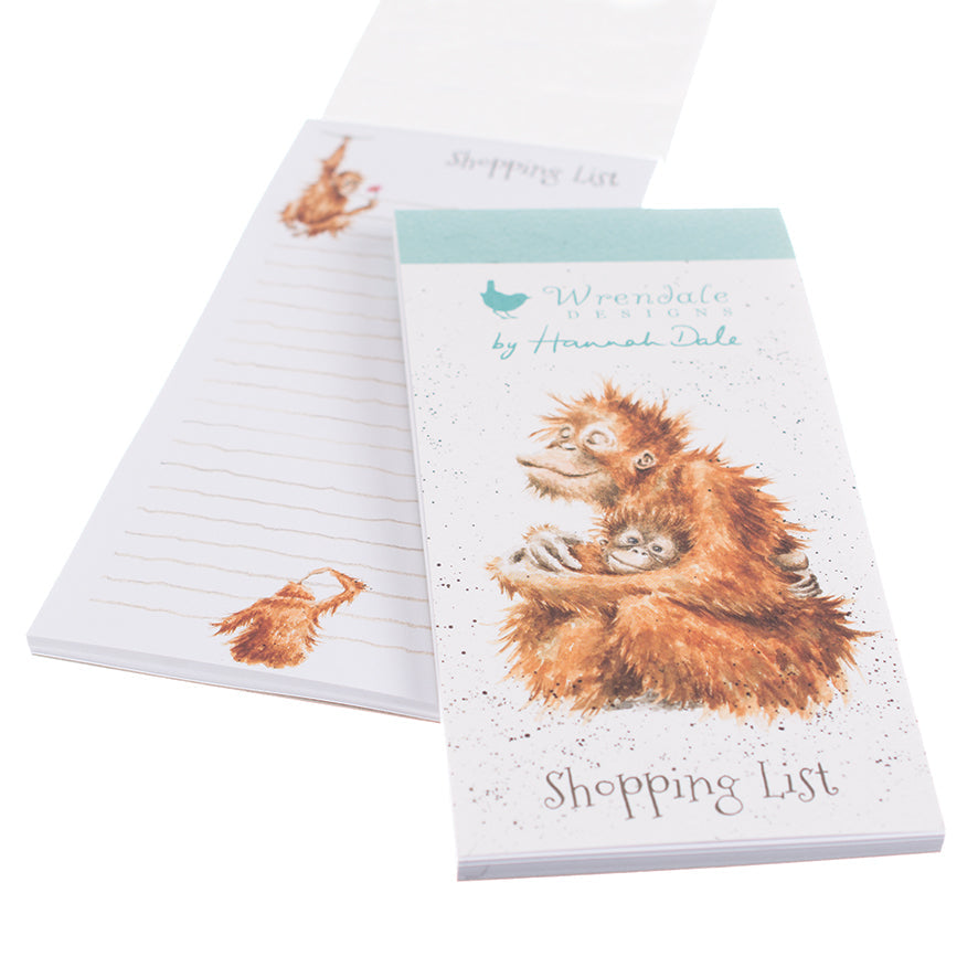 Wrendale Designs Shopping Pad magnetic ORANGUTANG