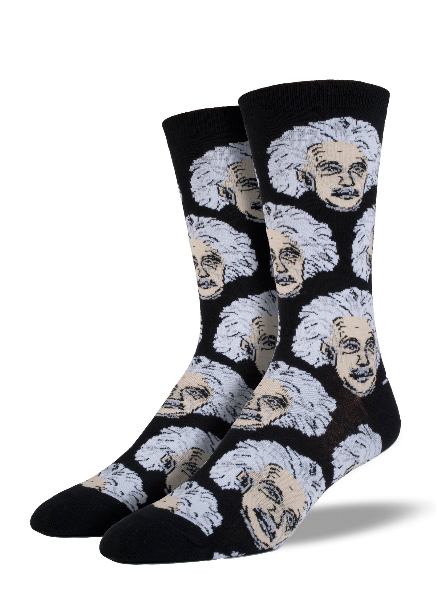 Socksmith Socks Large (men) EINSTEIN black & white