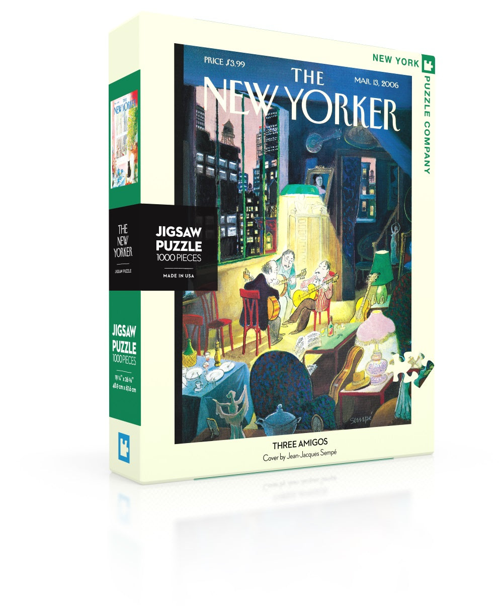 Jigsaw New York Puzzle Co THREE AMIGOS 1000pc