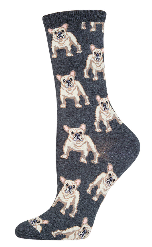 Socksmith Socks Small (women) FRENCH BULLDOG charcoal