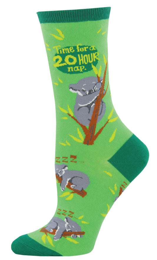 Socksmith Socks Small (women) KOALAS green