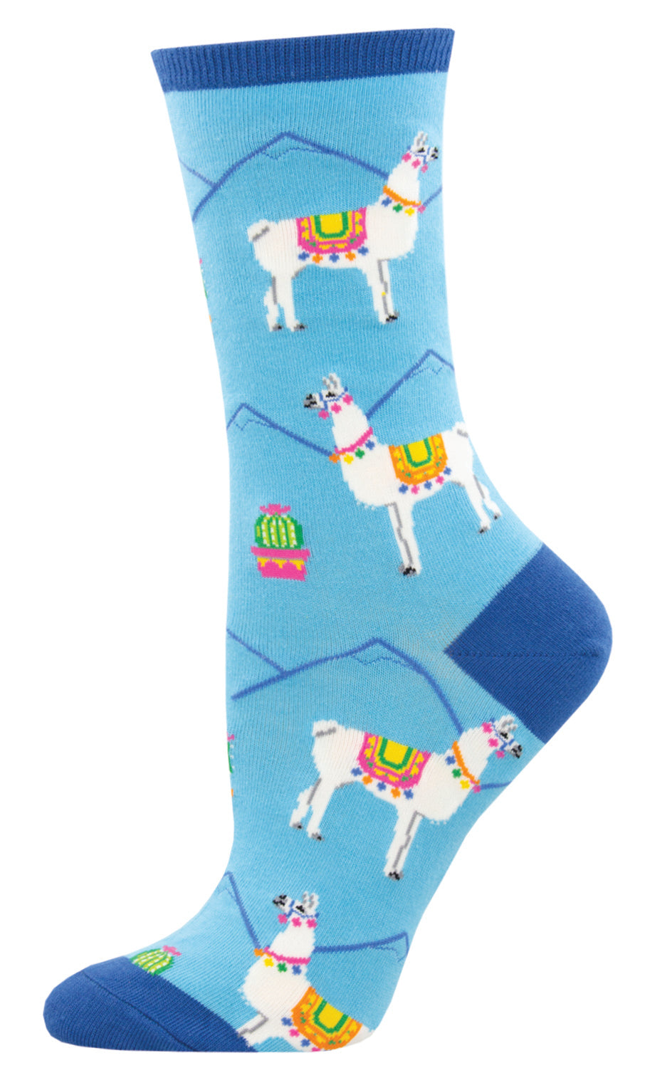 Socksmith Socks Small (women) LLAMAS blue