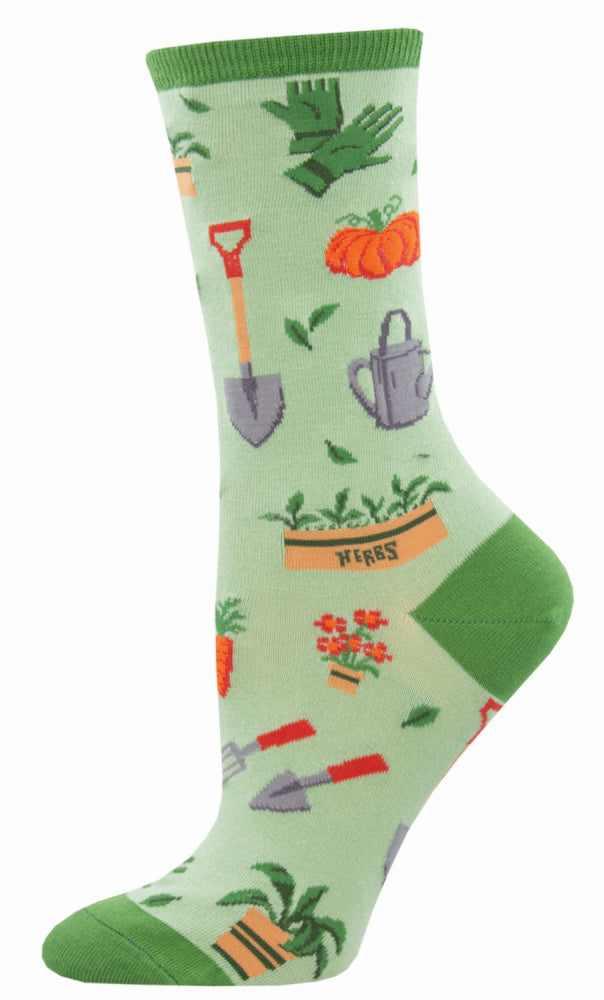 Socksmith Socks Medium (women) GARDEN TOOLS green