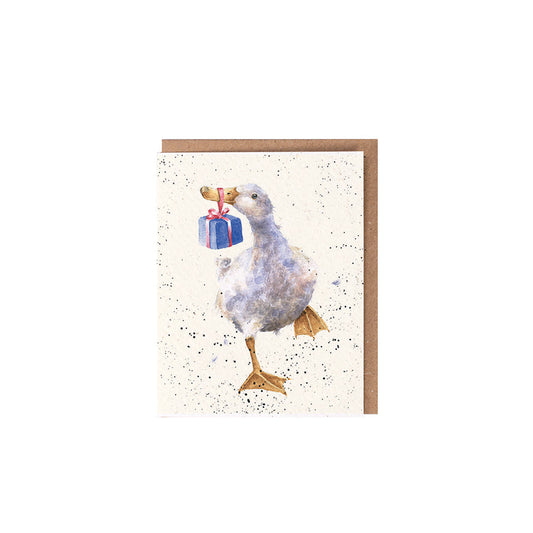 Wrendale Designs Chrsitmas Card Mini DUCK gift