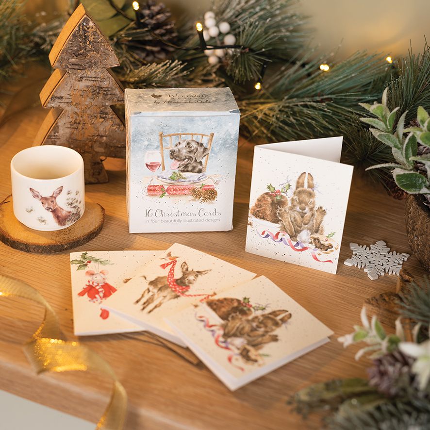 Wrendale Designs Christmas Cards Mini Boxed DOG