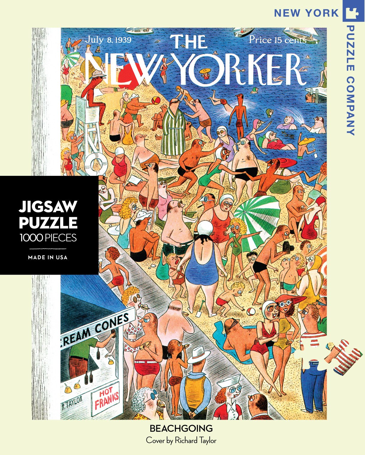 Jigsaw New York Puzzle Co BEACHGOING 1000pc