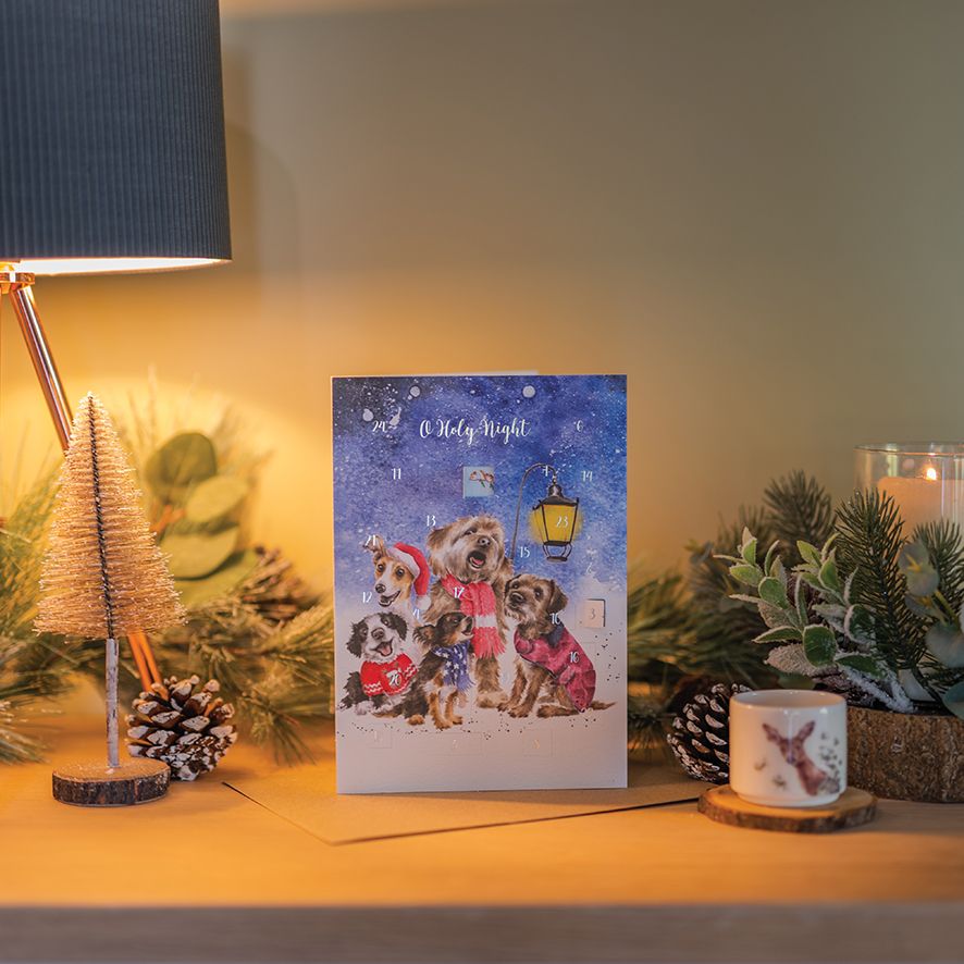 Wrendale Designs Advent Calendar Card DOGS